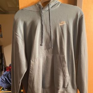 blue nike hoodie